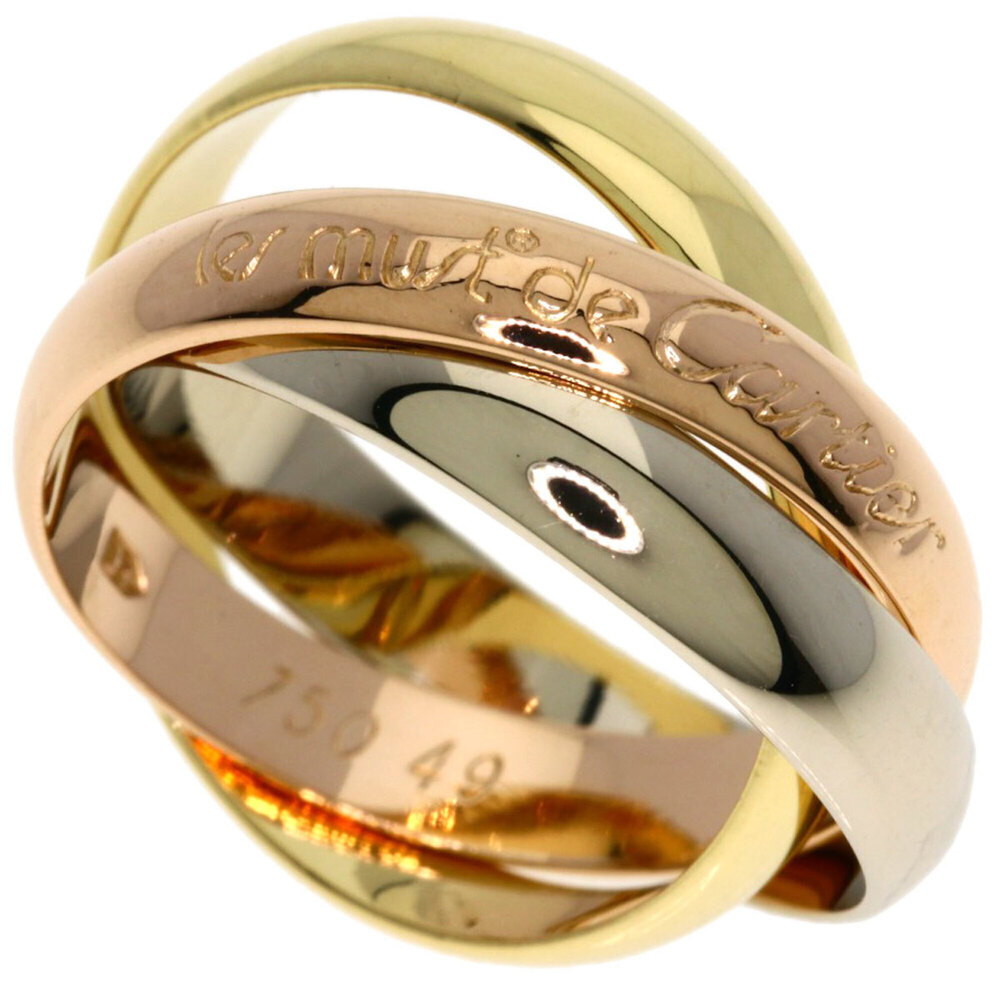 Cartier Trinity #49 Ring - 18K Yellow Gold/18K Pink White Gold Women's CARTIER